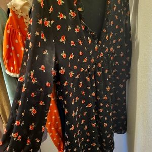 Forever 21 Floral Babydoll dress